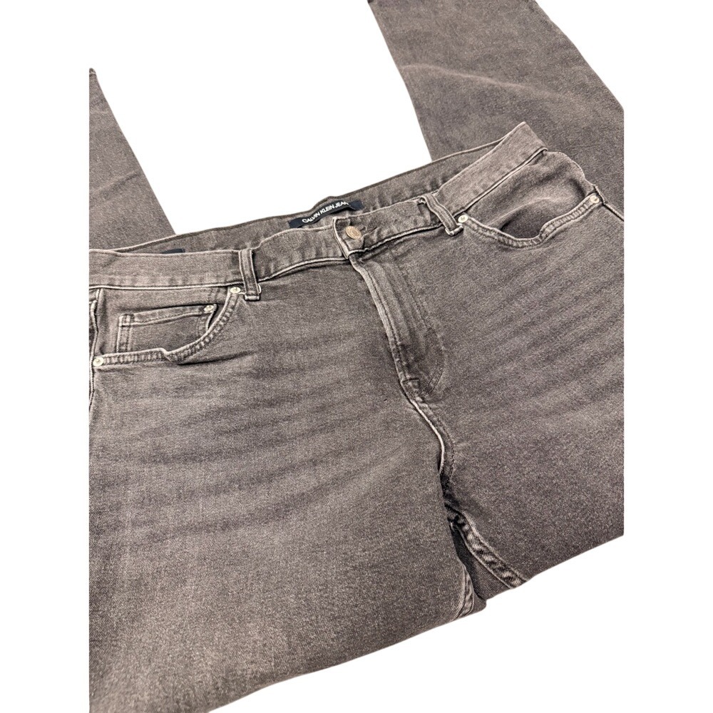 Calvin Klein Black Washed Jeans Size 36x34L - Picture 4 of 8